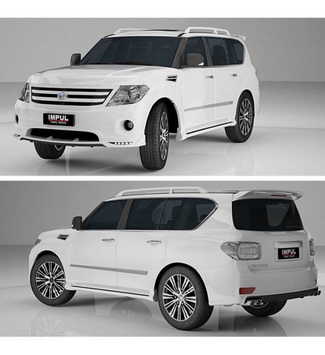nissan Modelo 3D .c4d .max .obj .3ds .fbx .stl .blend