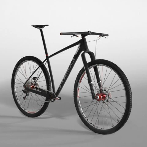гірський велосипед 3D Модель .c4d .max .obj .3ds .fbx .stl .blend