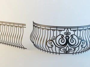 forgiatura di balconi Modello 3D