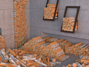 firewood Modèle 3D