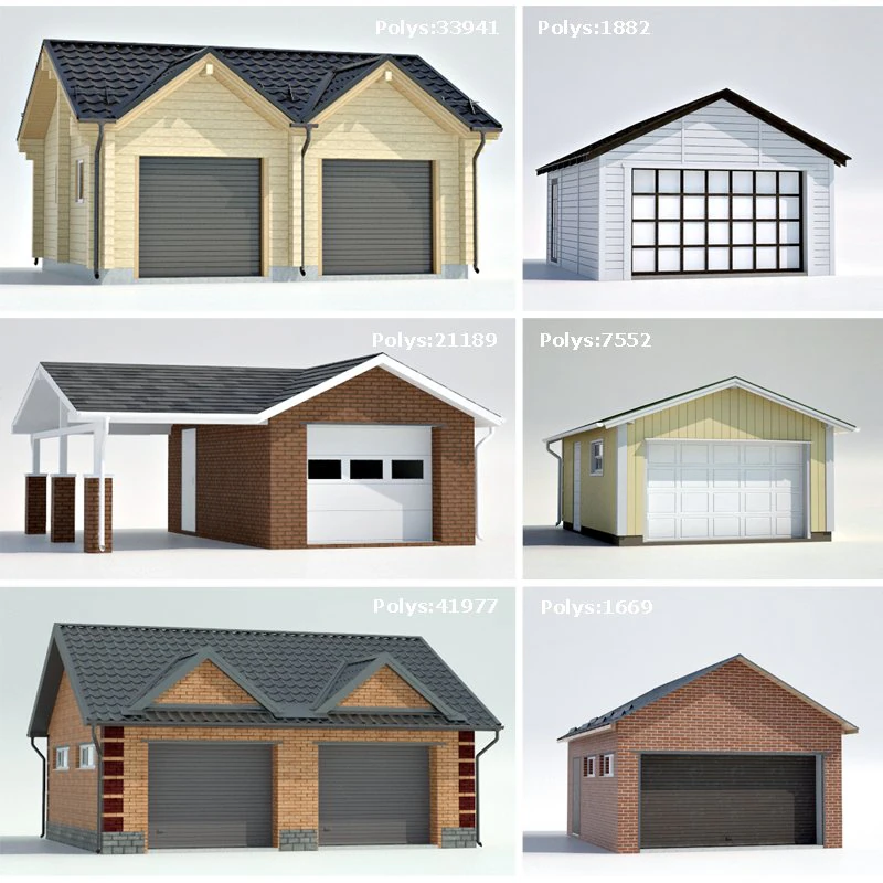 garage collection 3D Model .c4d .max .obj .3ds .fbx .stl .blend 