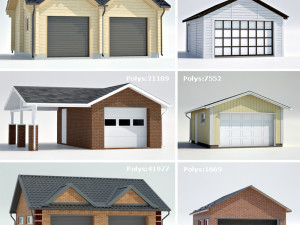 garage collection 3D Model