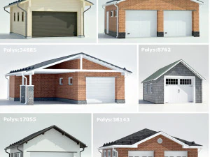 garage collection 3D Model