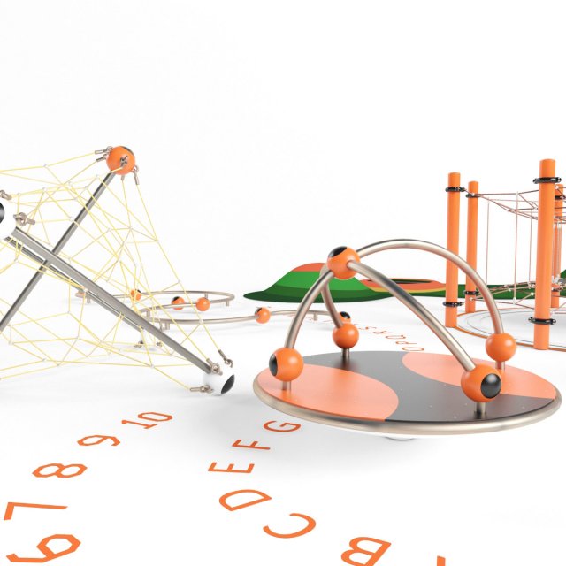 playground Model 3D .c4d .max .obj .3ds .fbx .stl .blend 