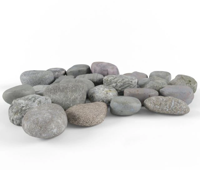 the stones 3D Model .c4d .max .obj .3ds .fbx .stl .blend 