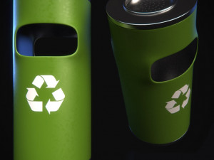 trash can Model 3D
