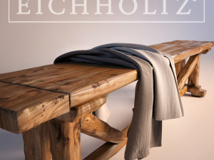 bench Model 3D