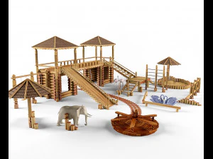 aire de jeux Modèle 3D