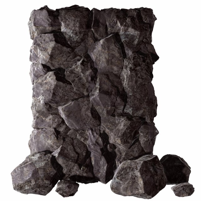 rock 3Dモデル .c4d .max .obj .3ds .fbx .stl .blend 