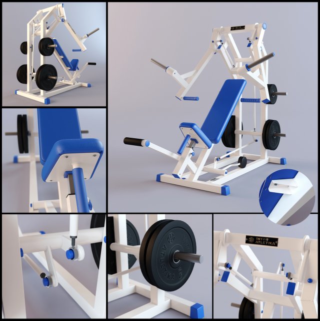 training apparatus 3D Model .c4d .max .obj .3ds .fbx .stl .blend 