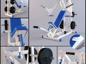 appareil d'entra&icirc;nement Modèle 3D