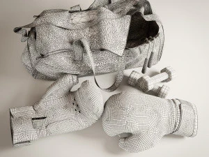 boxer sports bag 3D Model