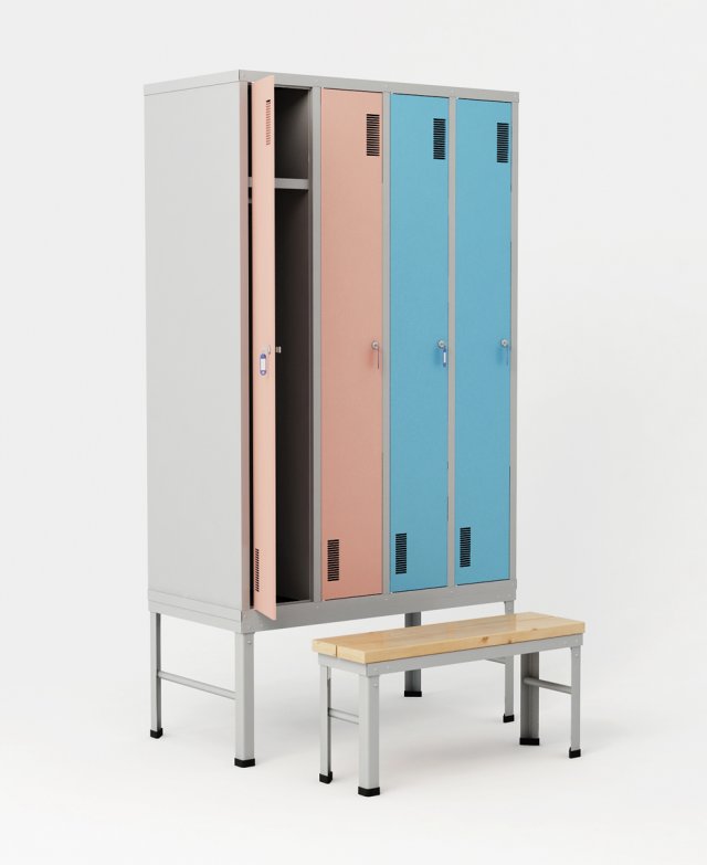 sports locker 3D Модель .c4d .max .obj .3ds .fbx .stl .blend 