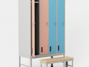 sports locker Model 3D