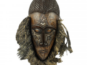 african masks Modello 3D