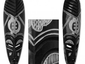 african masks Modello 3D