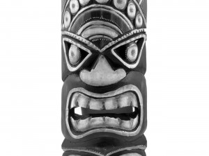 african masks Modello 3D