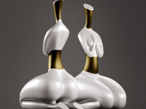 statuette of a woman Modèle 3D