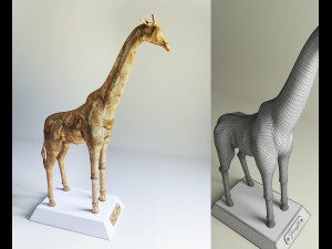 giraffe figurine 3D Model