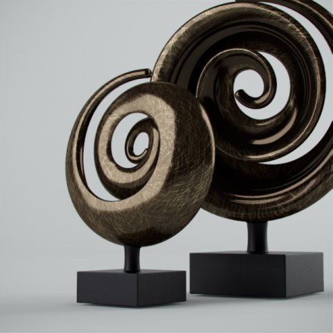 statuette 3D Модель .c4d .max .obj .3ds .fbx .stl .blend