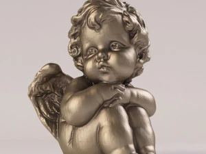 작은 입상 천사 3D 모델