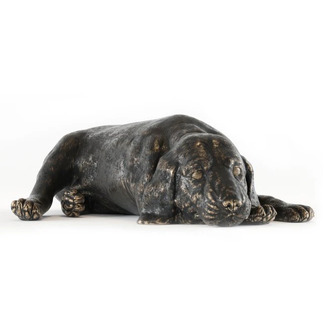 dog figurine 3D Model .c4d .max .obj .3ds .fbx .stl .blend 