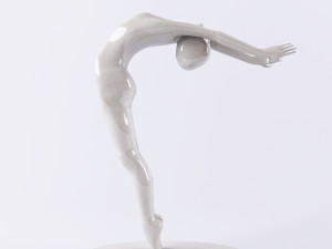 ballerina figurine 3D Model