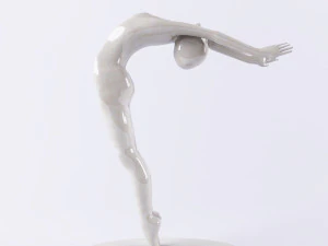 statuetta di ballerina Modello 3D