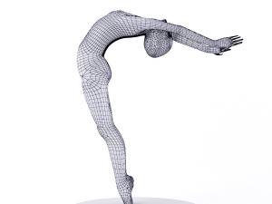 ballerina figurine 3D 모델
