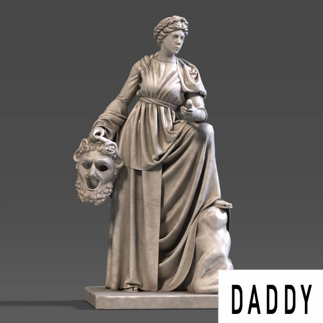 statue 3D Model .c4d .max .obj .3ds .fbx .stl .blend 