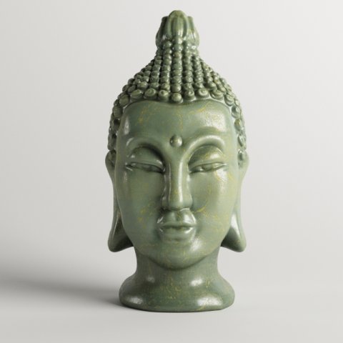 buddha head 3D Модель .c4d .max .obj .3ds .fbx .stl .blend 