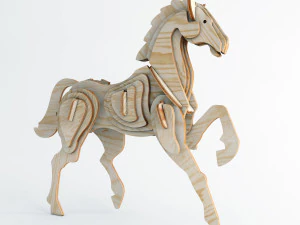 фігурка коня 3D Модель