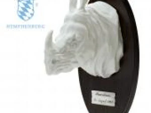 코뿔소 머리 3D 모델