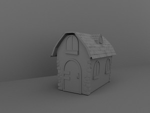 cartoon house 3D Model