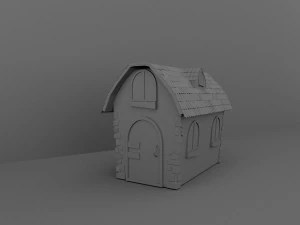 casa de dibujos animados Modelo 3D