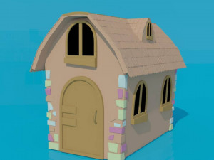 cartoon house Modelo 3D