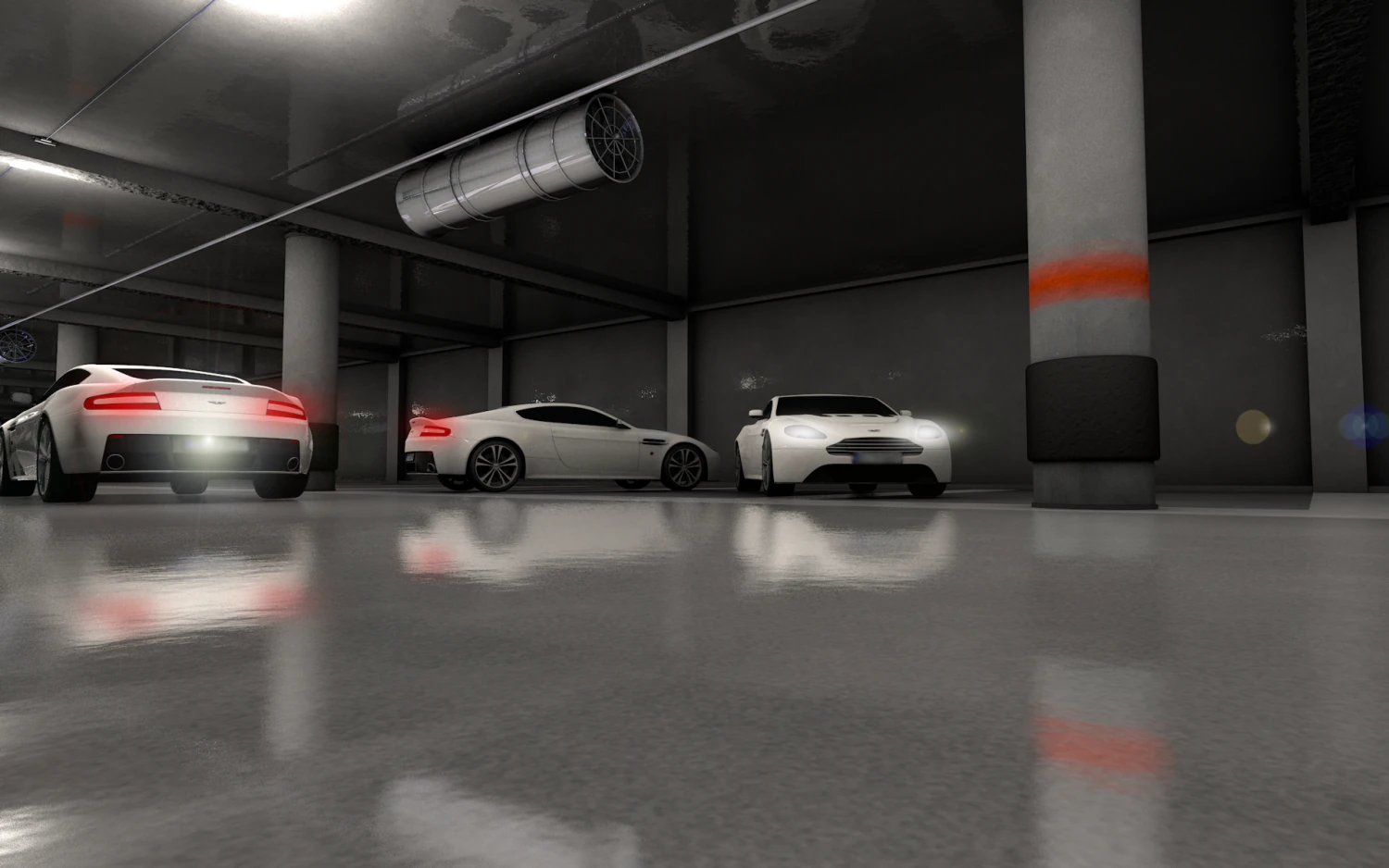aston martin vantage 3D Model .c4d .max .obj .3ds .fbx .stl .blend 