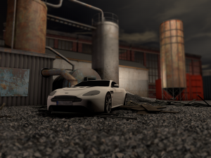 aston martin vantage 3D मॉडल