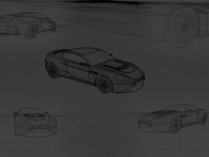 aston martin vantage 3D मॉडल