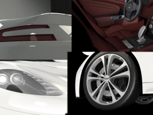 aston martin vantage 3D Model