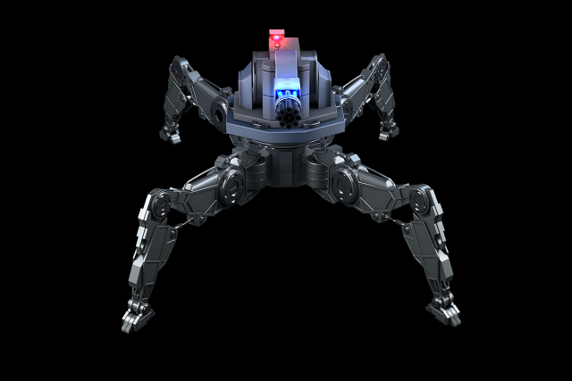 robot 3D Model .c4d .max .obj .3ds .fbx .stl .blend 