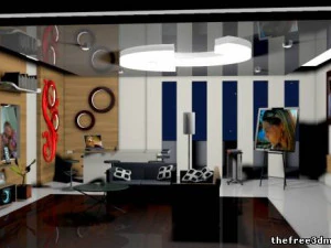 sala de estar Modelo 3D