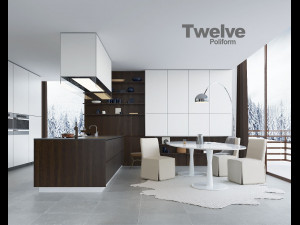 kitchen poliform varenna twelve 3D Model