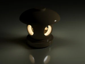 japan garden lamp 3D Model