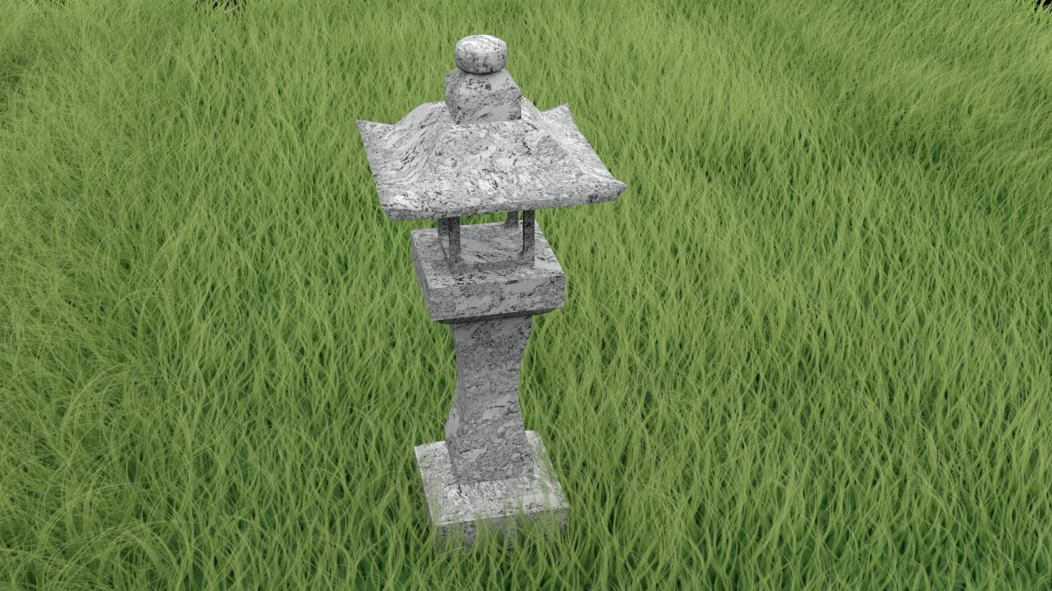 japan lantern 3D Model .c4d .max .obj .3ds .fbx .stl .blend 