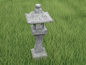 japan lantern 3D 모델