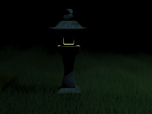 japan lantern 3D मॉडल