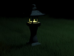 japan lantern 3D मॉडल