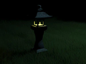 japan lantern 3D Model
