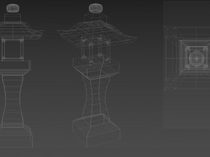 japan lantern 3D मॉडल